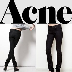 ✨ACNE JEANS✨Hex Cash Black Skinny Jeans